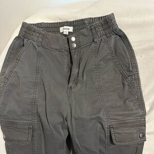 Black cargo pants from Garage